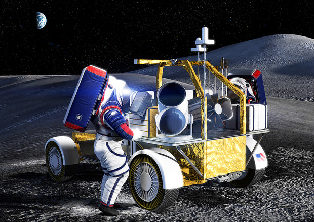 Michelin, sbarco sulla luna con il rover Northrop Grumman © Michelin