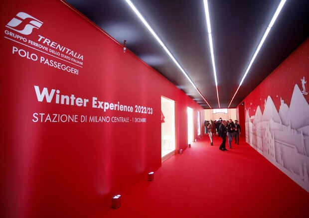 Presentazione di Trenitalia Winter Experience 2022 in Stazione Centrale a Milano © ANSA