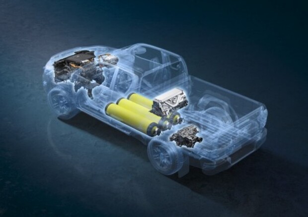 Toyota lavora sulla versione a idrogeno del pick-up Hilux © ANSA