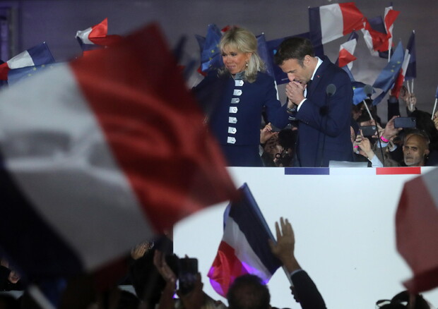 Emmanuel e Brigitte Macron © EPA
