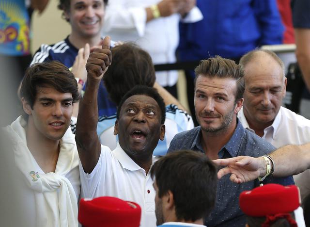 Kaka, Pele e David Beckham