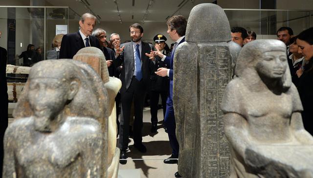 Turin's Egyptian Museum, inauguration of new guided tour © 