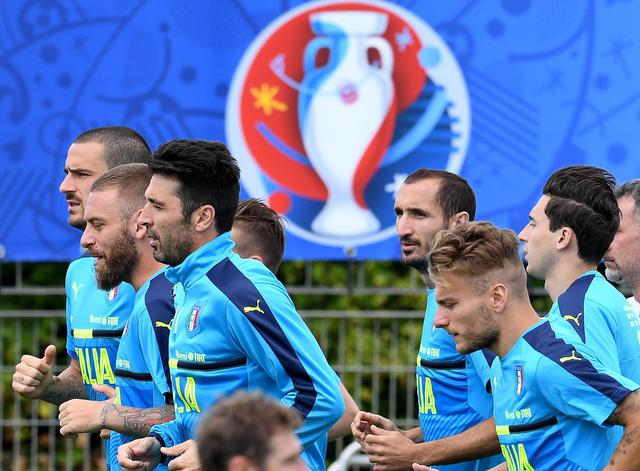 Euro 2016: Italy's training