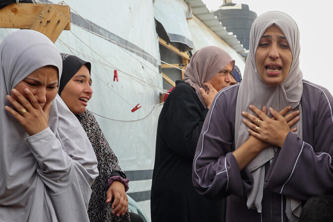 La disperazione di alcune donne a Rafah