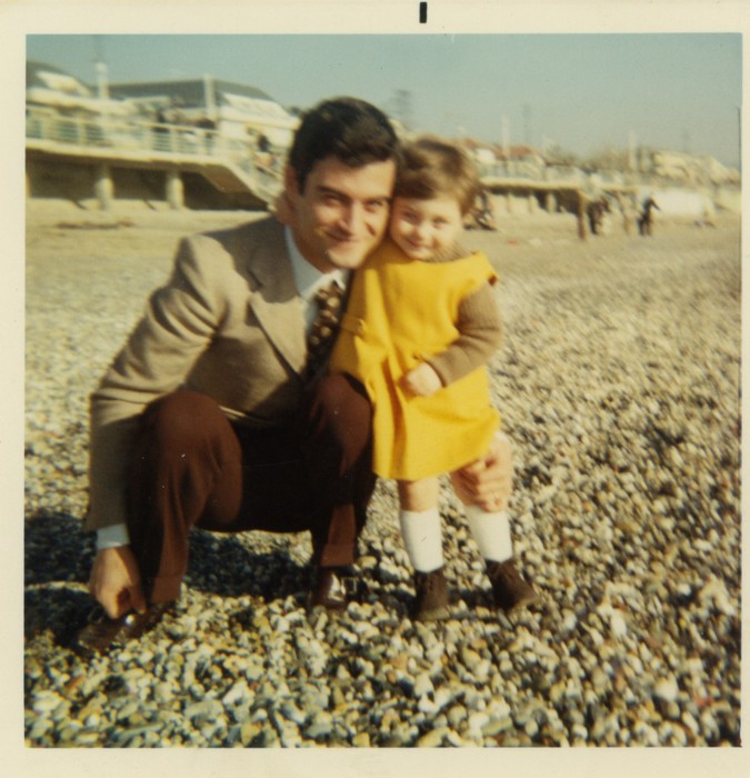 Rossana Petrone - Io e il mio papà, Loano gennaio 1970 (foto: Ansa)