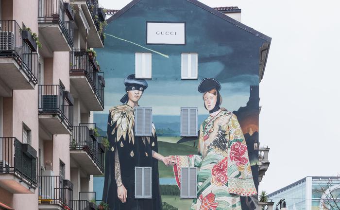 Gucci 'Art Walls' in Milan, NY - Lifestyle 