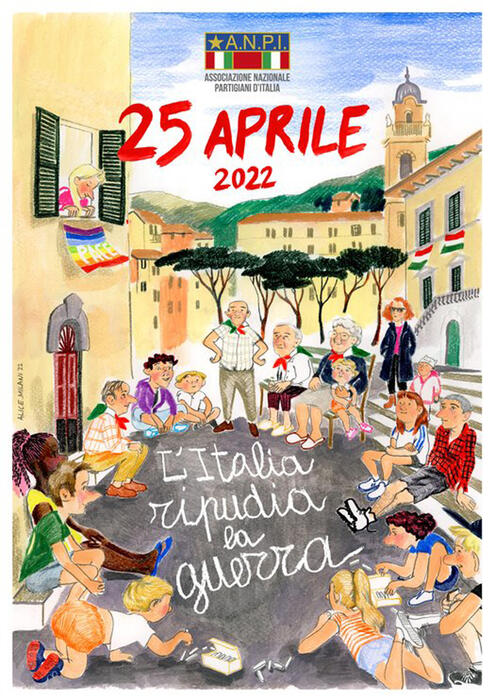 Una frase per il 25 Aprile, anniversario della liberazione d'Italia.  Prender atto che uniti si può risolver ogni difficoltà, diventi il mot…