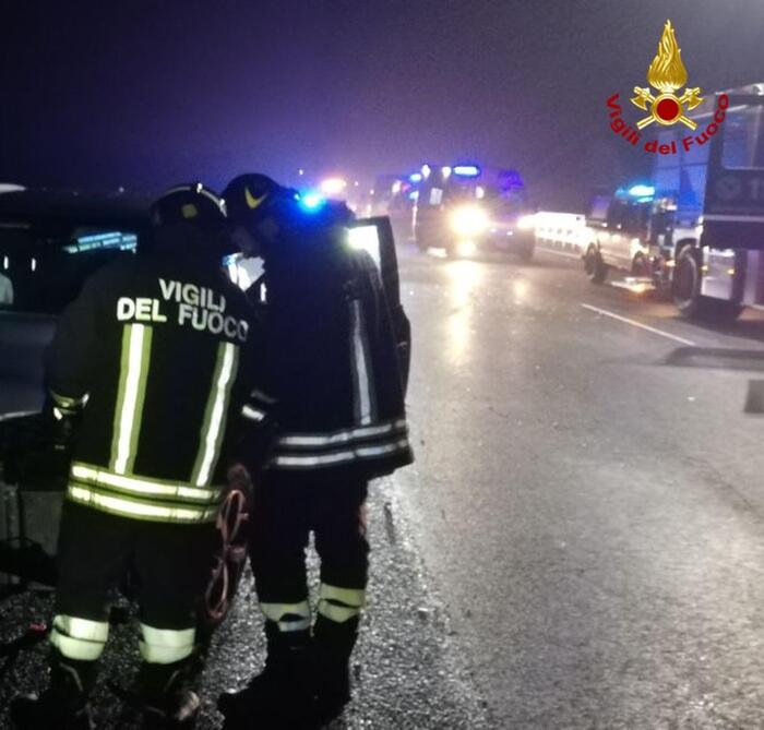 4 people injured in a collision on the A4 in the province of Udine – Medicina