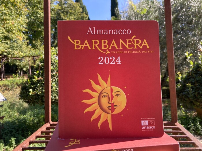 Nuova veste grafica per l'almanacco Barbanera 2024 - Libri 
