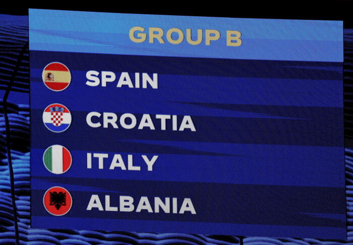 Euro 2024, Italy with Spain, Croatia and Albania – Football