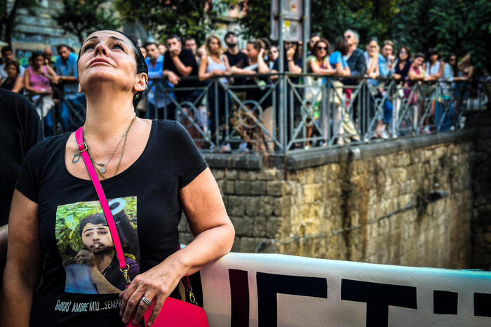 The mother of the murdered musician: “The funeral is the redemption of Naples”