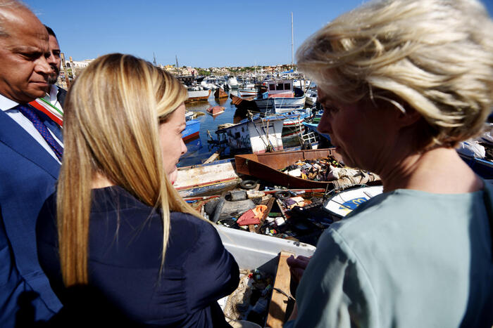 Lampedusa, Meloni: ‘Necessidade de soluções radicais’.  Van der Leyen: ‘O desafio europeu precisa de uma resposta europeia’ – Notícias