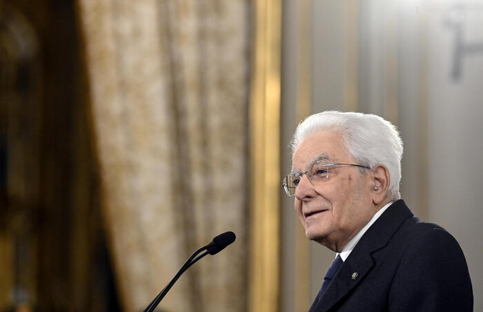 Mattarella at the presentation of the report on the activity of administrative justice