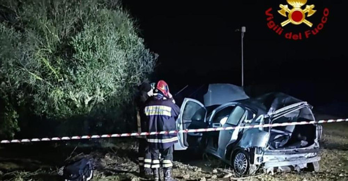 Three dead and three injured in car crash near Taranto