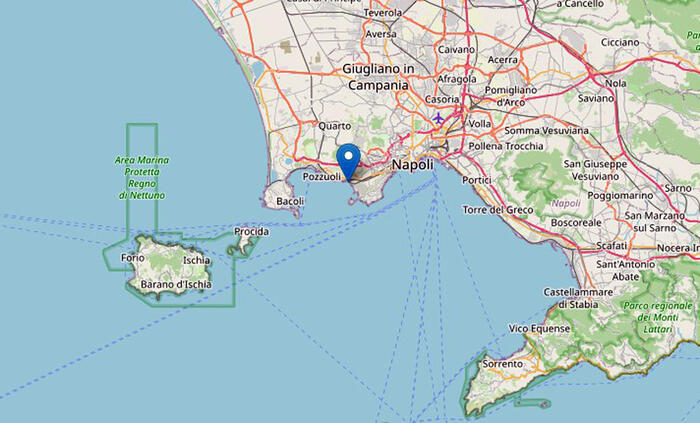 Earthquake: Strong shaking felt in Campi Flegre, Naples – News