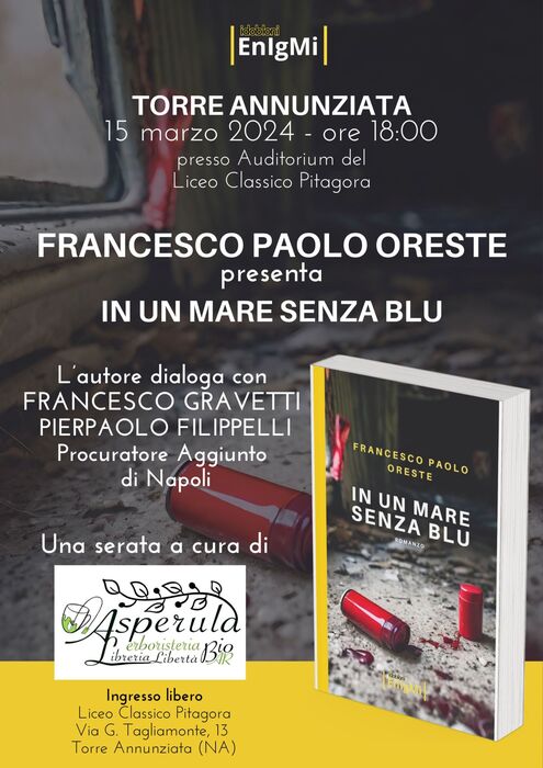 In un mare senza blu', il nuovo libro di Francesco Paolo Oreste - Notizie -  Ansa.it