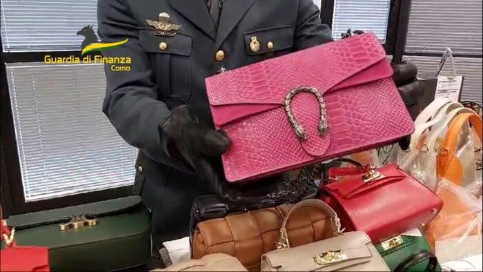 Gdf Como sequestra borse di lusso contraffatte, anche in pitone | ANSA.it