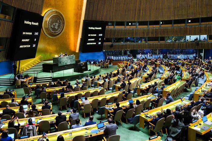 A Palestina é membro das Nações Unidas A Assembleia Geral das Nações Unidas aprova a resolução – Notícias.
