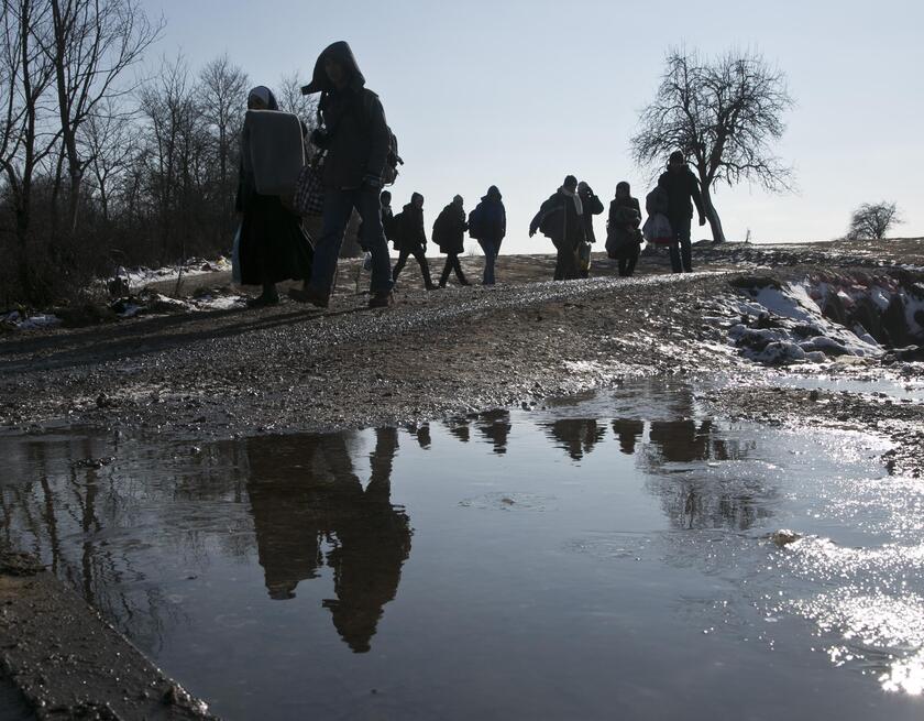 Serbia Migrants © ANSA/AP