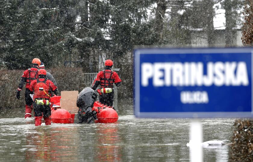 Flooding in Croatia © ANSA/EPA