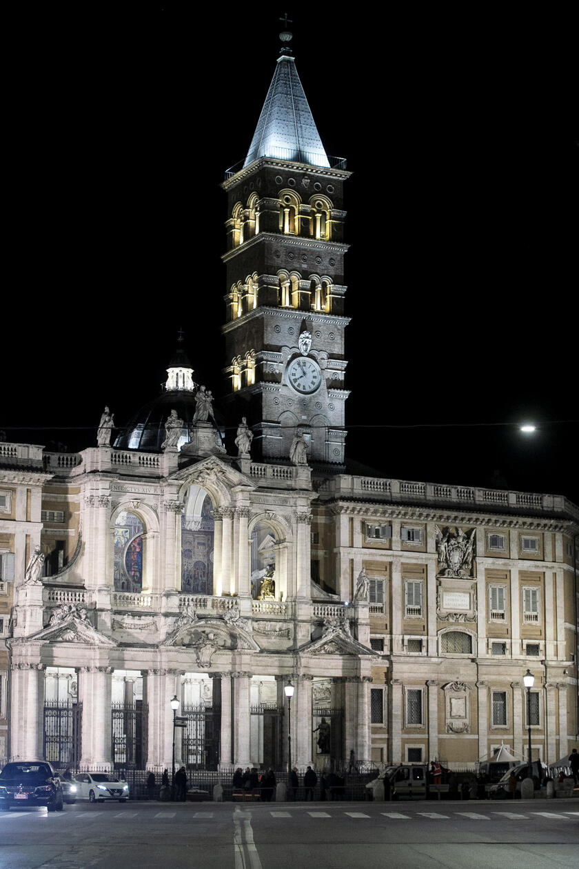 Roma:illuminazione artistica per Basilica S.Maria Maggiore - ALL RIGHTS RESERVED
