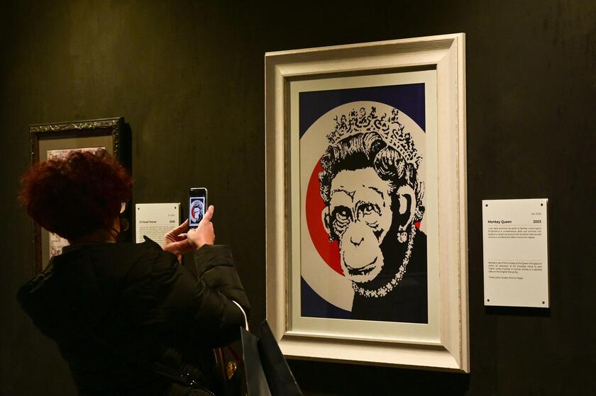 Mostre: a Milano  'Il mondo di Banksy ' © ANSA/AFP