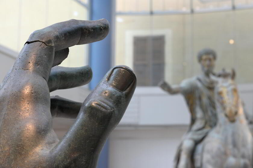 Hand of Constantine colossus put back together - ALL RIGHTS RESERVED