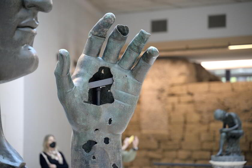 Hand of Constantine colossus put back together - ALL RIGHTS RESERVED