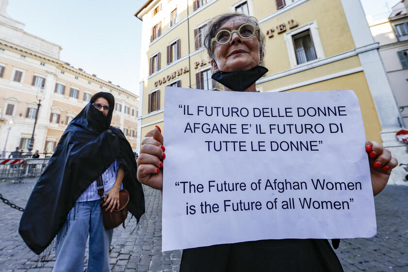 Demonstration in support of Afghan women - ALL RIGHTS RESERVED