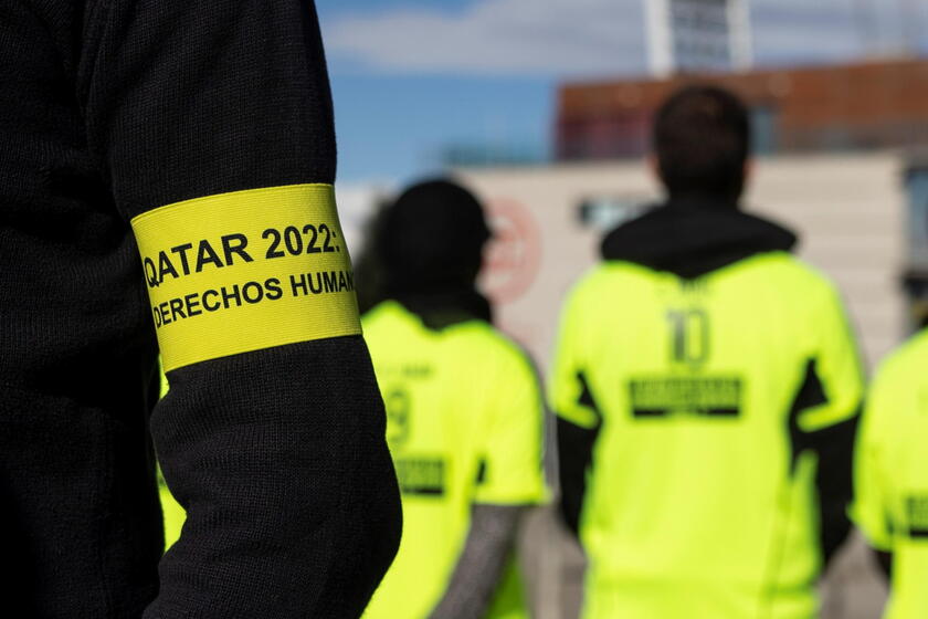 Qatar rifiuta compensazioni a lavoratori Coppa del Mondo © ANSA/EPA