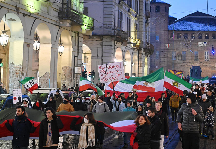 Iran: demonstration in Turin - ALL RIGHTS RESERVED