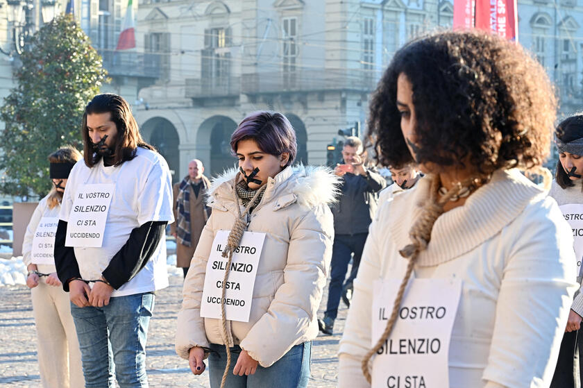 Iran: demonstration in Turin - ALL RIGHTS RESERVED