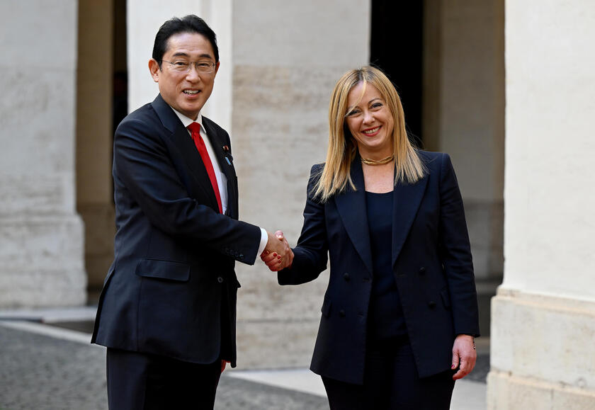 Japanese Prime Minister Fumio Kishida visits Rome - ALL RIGHTS RESERVED
