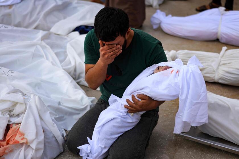 Guerra in Medioriente: Hamas, oltre 50 morti per raid notturni di Israele a Gaza © ANSA/AFP