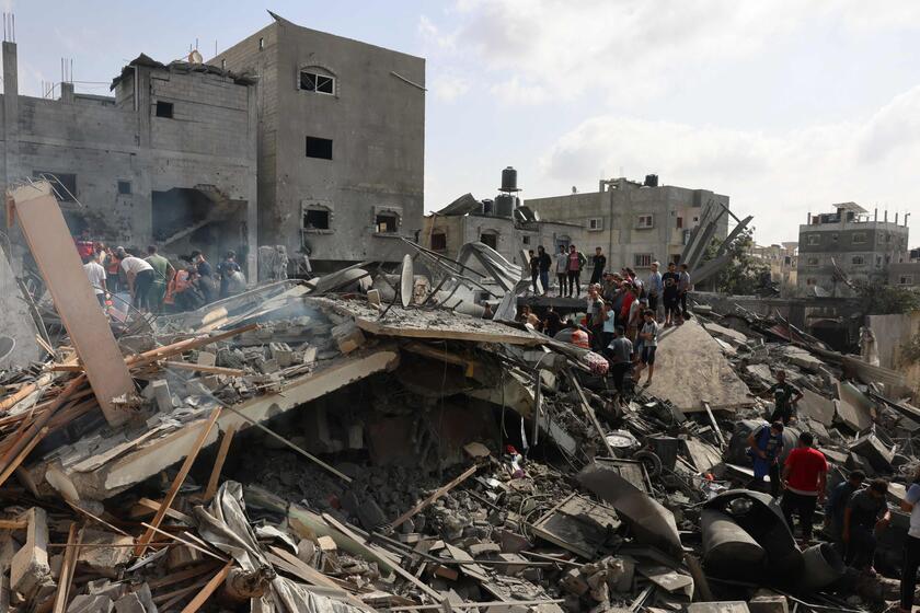 Guerra in Medioriente: Onu, il 42% della case di Gaza distrutte o danneggiate © ANSA/AFP