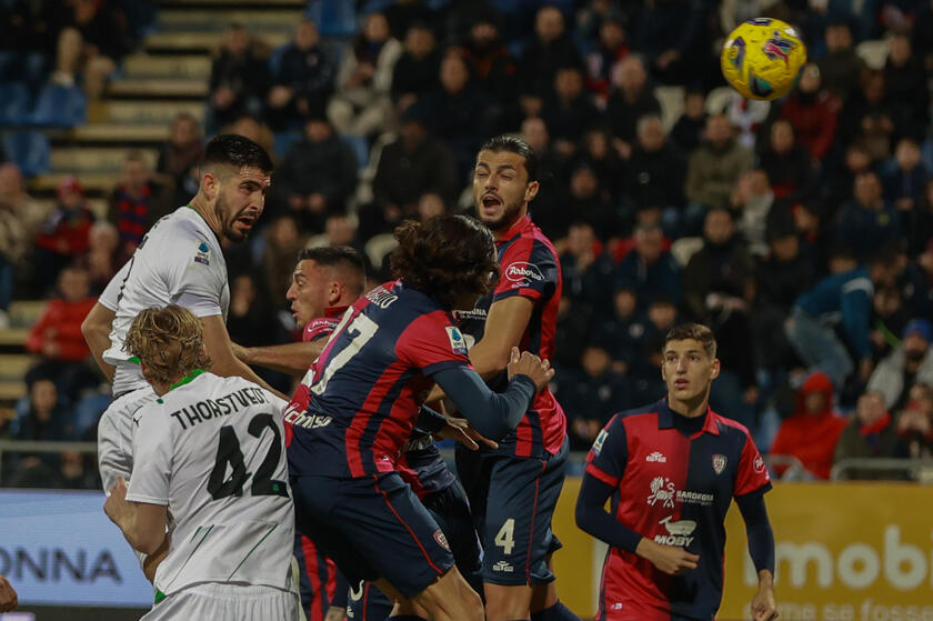 Calcio: serie A; Cagliari vs Sassuolo - RIPRODUZIONE RISERVATA