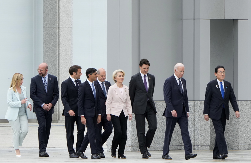 G7 Hiroshima Summit Visit to Hiroshima Peace Memorial Park - RIPRODUZIONE RISERVATA
