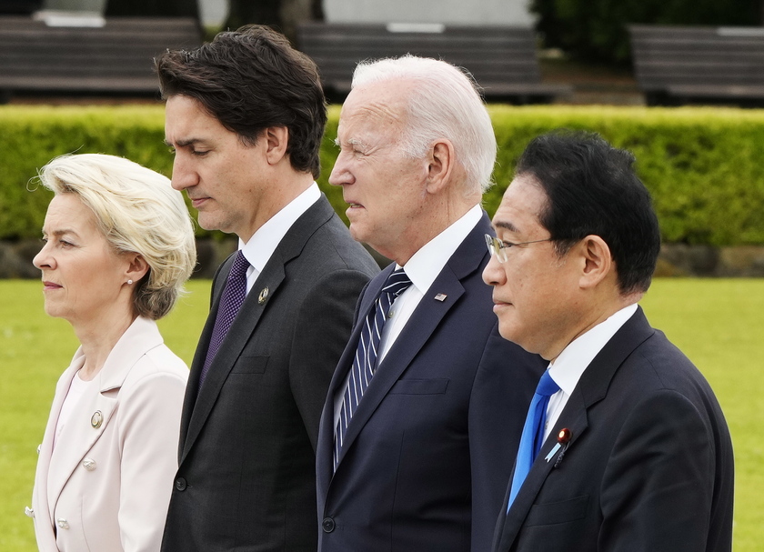 G7 Hiroshima Summit Visit to Hiroshima Peace Memorial Park - RIPRODUZIONE RISERVATA