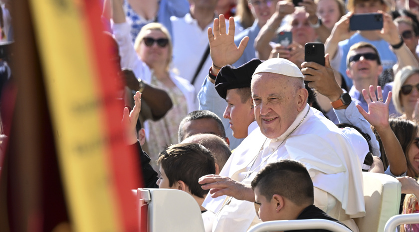 Pope Francis general audience - RIPRODUZIONE RISERVATA