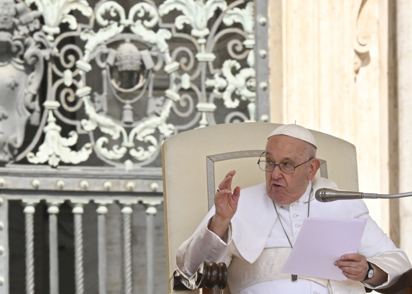 Pope Francis general audience - RIPRODUZIONE RISERVATA