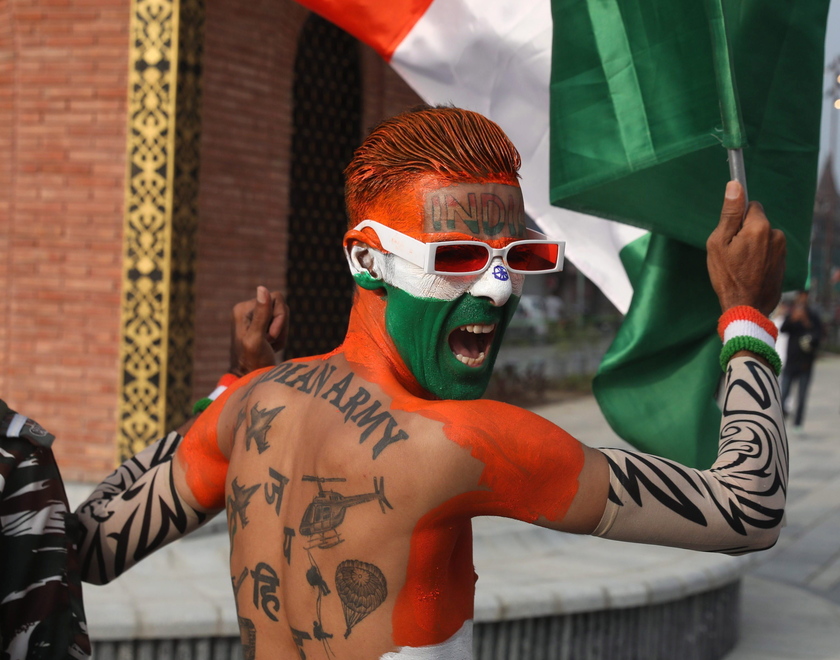 Festeggiamenti per la Festa dell 'Indipendenza dell 'India a Srinagar - RIPRODUZIONE RISERVATA
