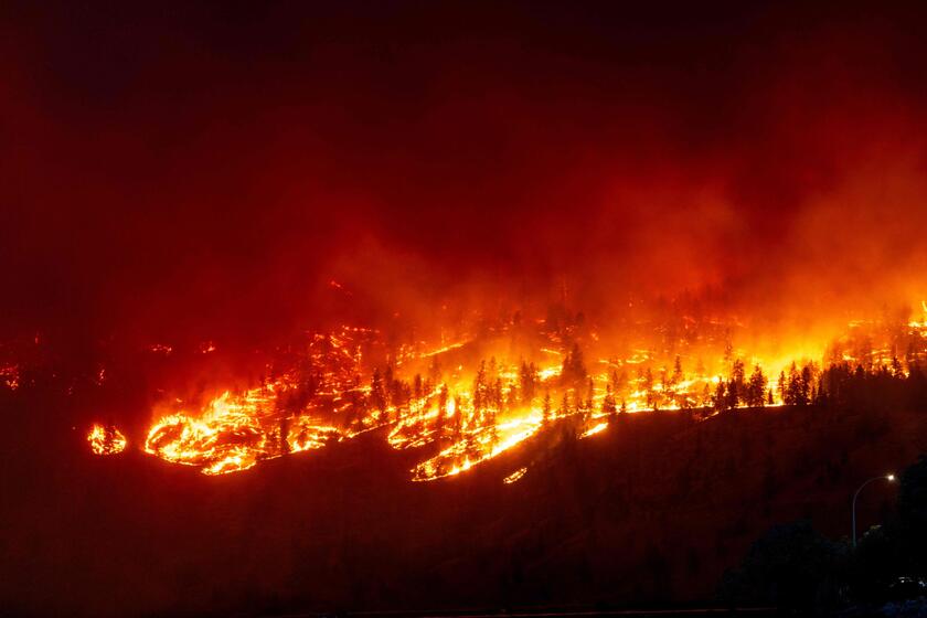 Canada: stato di emergenza in British Columbia per gli incendi © ANSA/AFP
