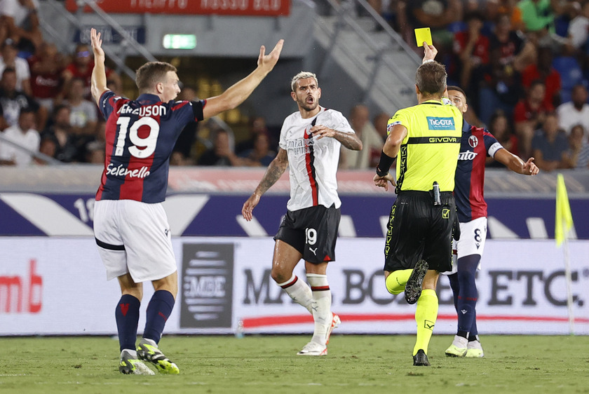 Soccer: Serie A ; Bologna - Milan - RIPRODUZIONE RISERVATA