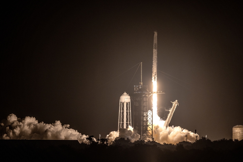 NASA SpaceX Crew-7 launch - RIPRODUZIONE RISERVATA