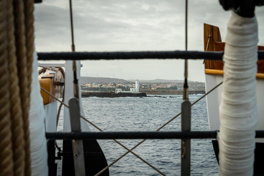 L 'Amerigo Vespucci lascia Capo Verde e fa rotta verso Santo Domingo - RIPRODUZIONE RISERVATA