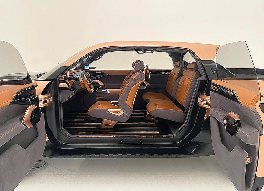VinFast con Torino Design e GoMotiv inventa il primo pick-up coupé © ANSA/Torino Design