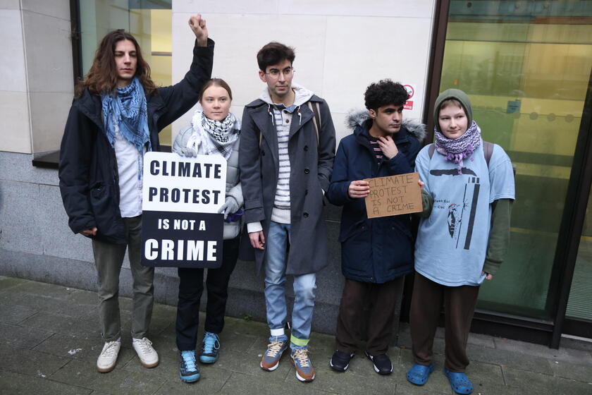 Day 2 of Greta Thunberg's trial over protest in central London