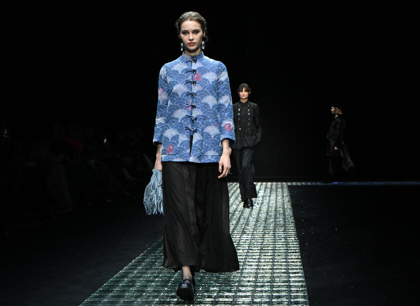 Milan fashion week: Emporio Armani - RIPRODUZIONE RISERVATA