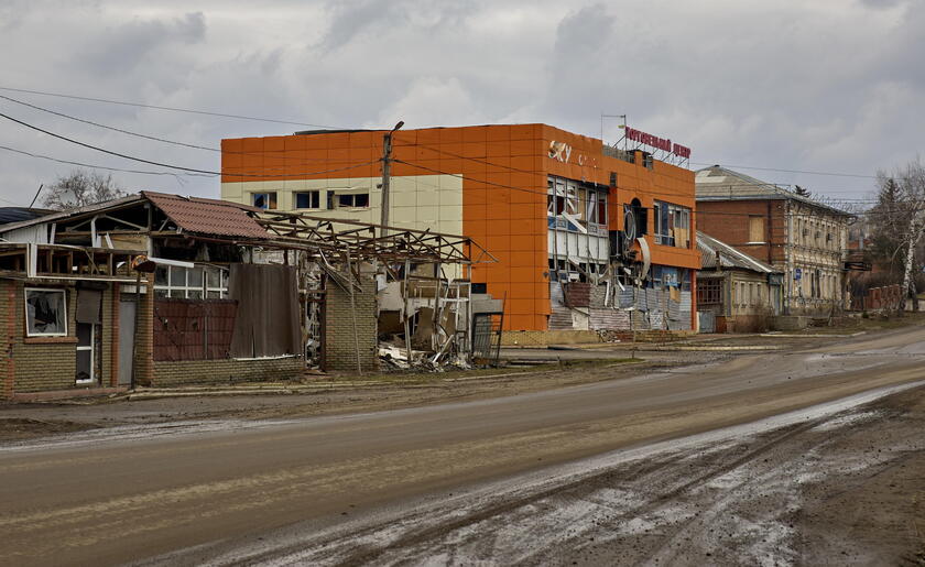Damage in Ukraine 's Kupiansk amid increasing Russian shelling © ANSA/EPA