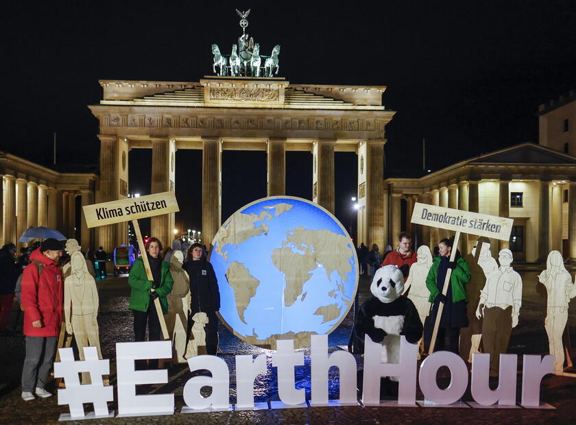 Berlin marks Earth Hour 2024